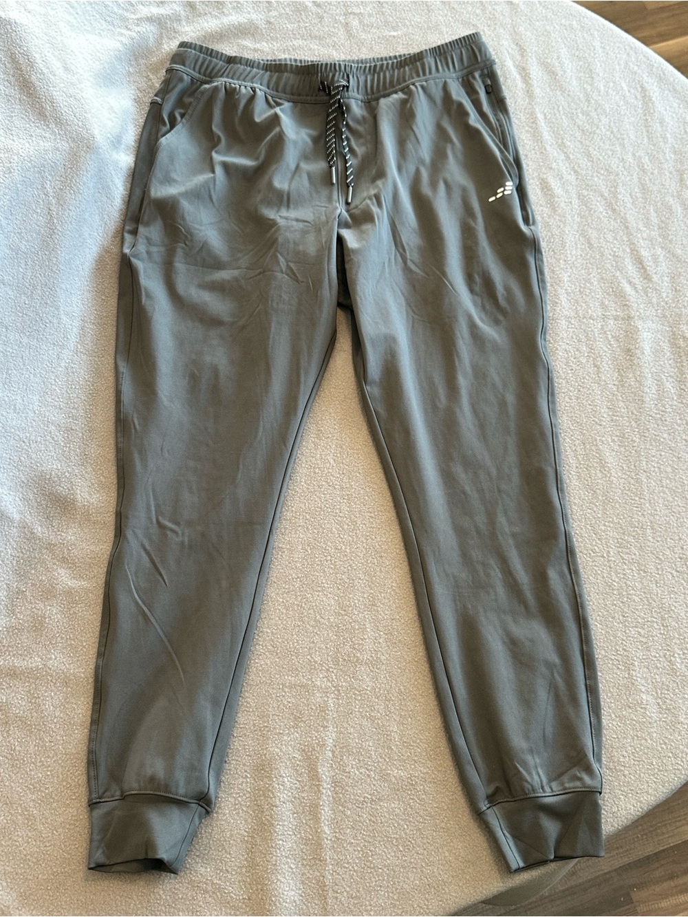 bcg Men's Gray Athletic Jogger Pants